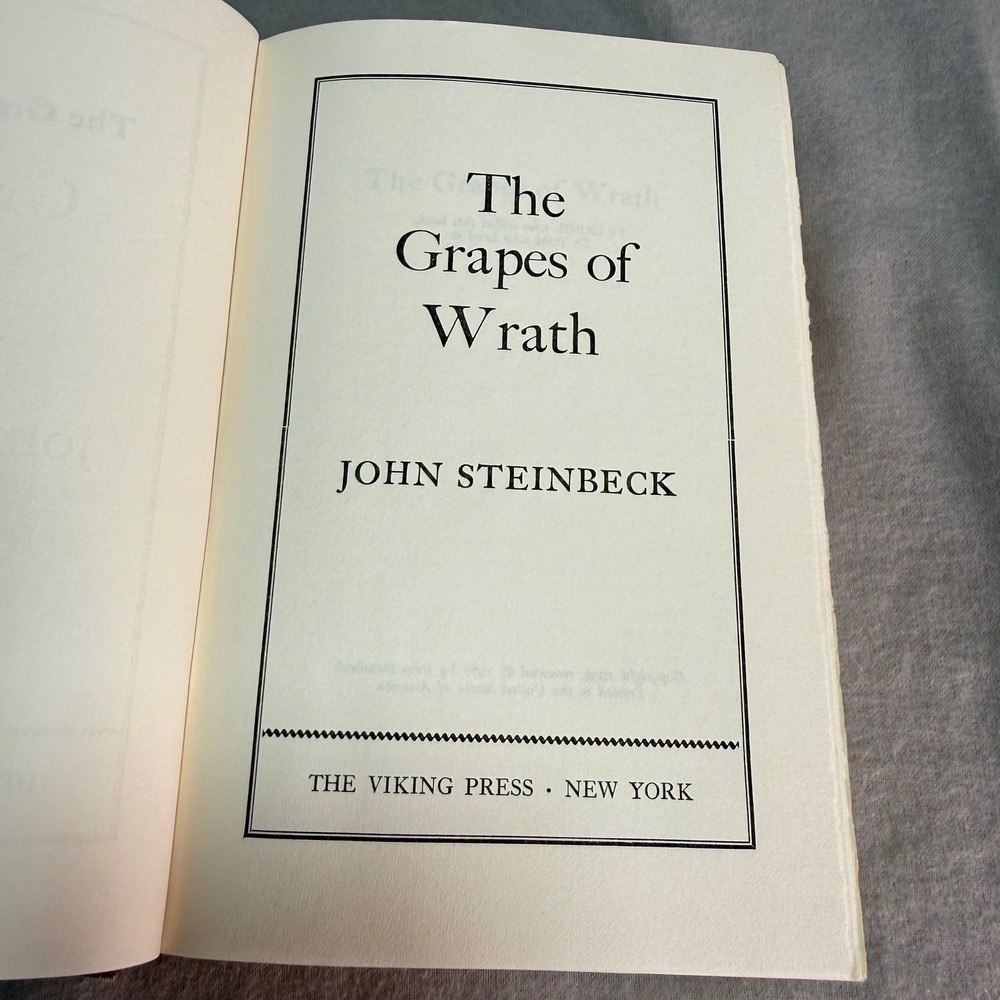 Vintage John Steinbeck Hardcover Set of 2 Books Uniform 1970s Book Club Editions - Picture 8 of 15